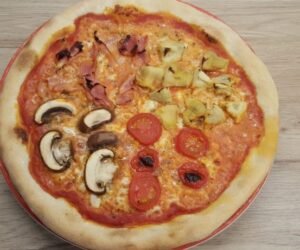 Vier jahreszeiten pizza