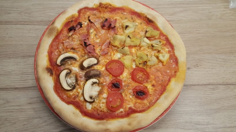 Vier jahreszeiten pizza