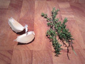 Spaghetti mit knoblauch thymian und olivenoel 2