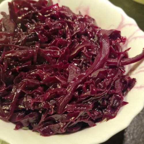 Dänischer süß geschmorter Rotkohl