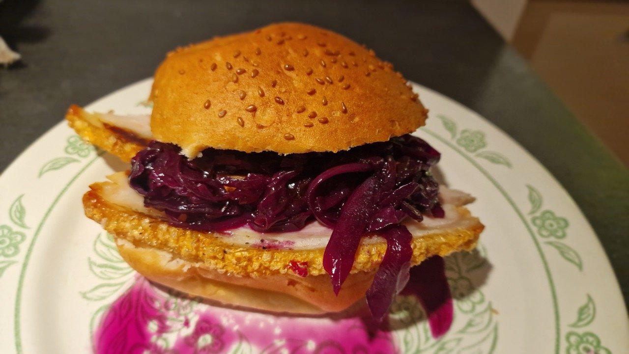 Dänischer Weihnachtstipp: Flæskesteg-Sandwich