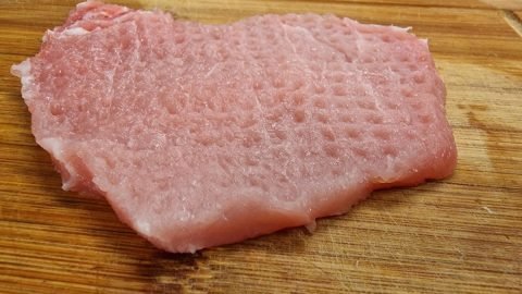 Geklopftes kotelett fuer die heissluftfritteuse 1