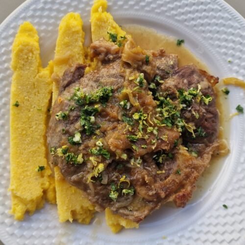 Ossobuco mit Polenta