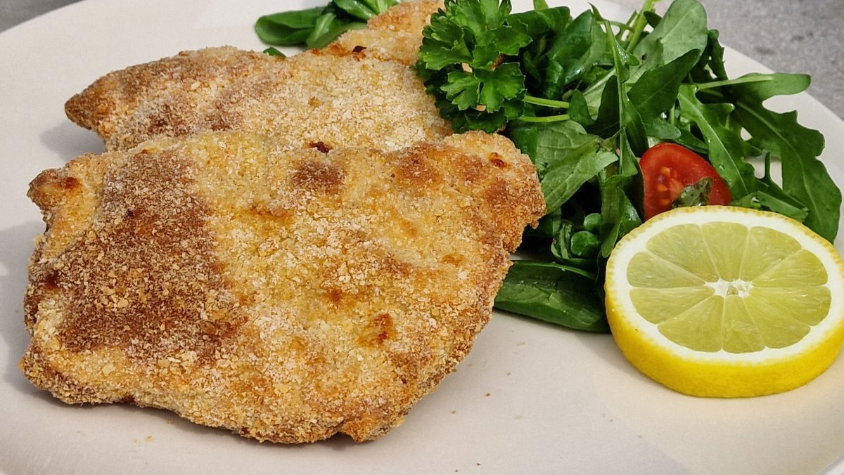 Panierte koteletts in der heissluftfritteuse masolata