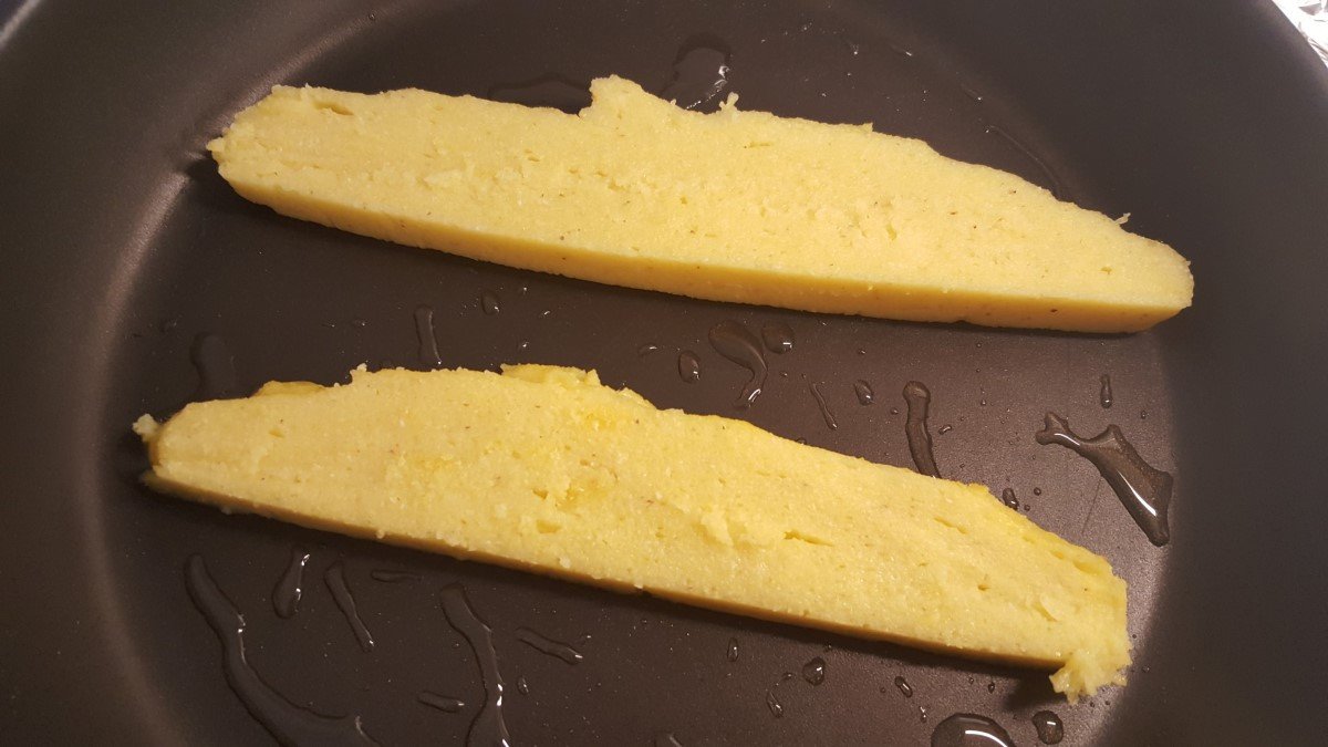 Polenta Scheiben braten