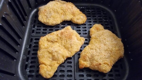 Schnitzel braten in der heissluftfritteuse 2