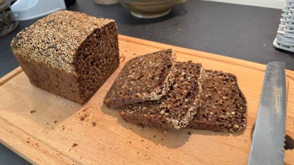 Smorrebrod-Brot in Scheiben