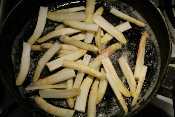 Spargelsprossen in butter