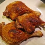 Gegrillte Entenkeule gegrillte Entenkeule