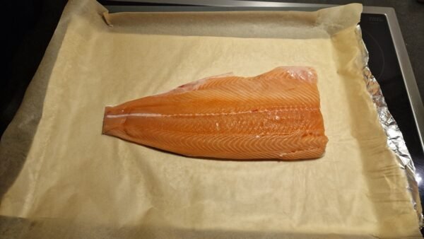 halber Lachs im Backofen Zubereiten 1