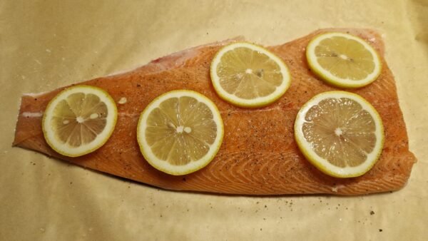 halber Lachs im Backofen Zubereiten 2