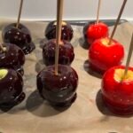 Karamelläpfel rot-schwarz