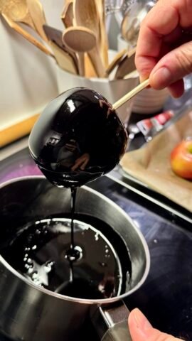 Karamelläpfel Zubereitung 4