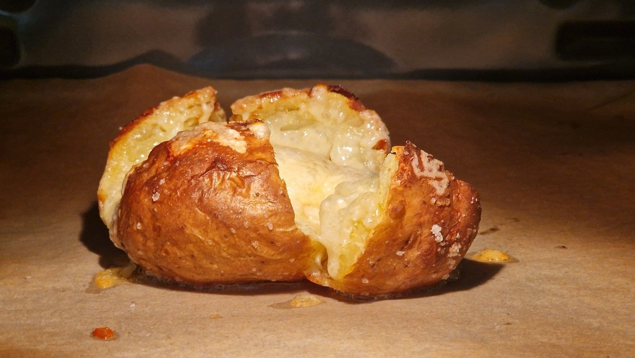 Ofenkartoffeln mit Käse