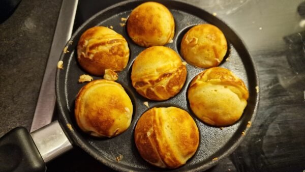Æbleskiver backen 4