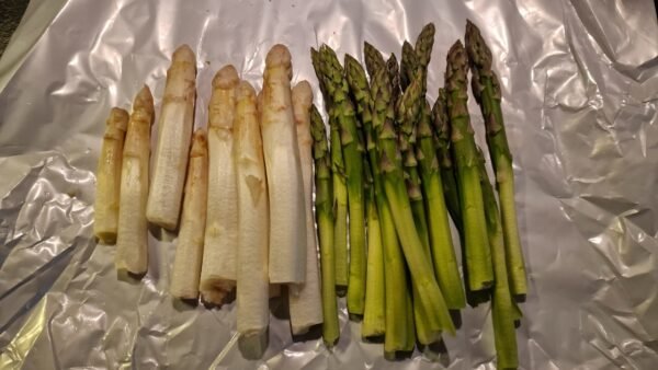 Stjerneskud Spargel vorbereiten