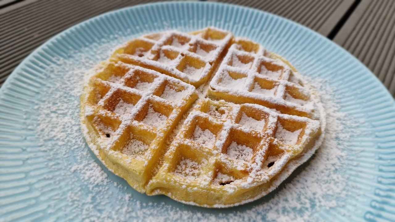 Belgische Waffel mit Puderzucker – Originalrezept