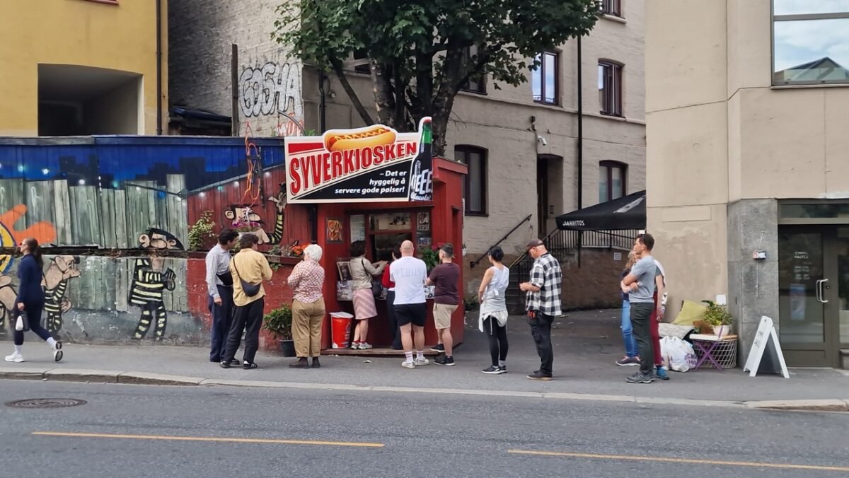 Hotdogstand Syverkiosken in Oslo