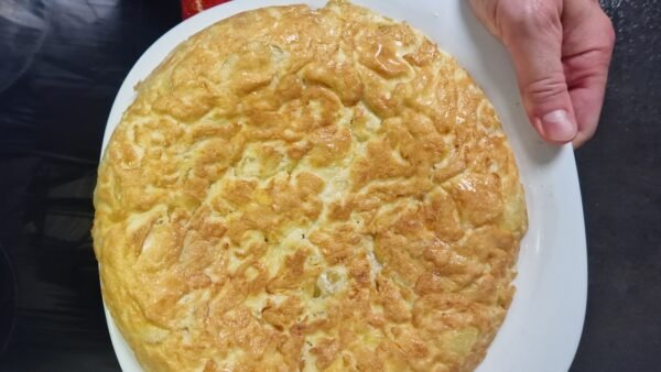 Zubereitung von Tortilla de patatas, Schritt 10